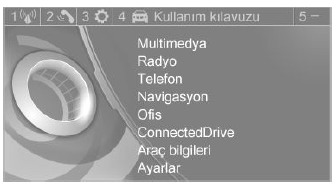 Tuş ayarlarının görüntülenmesi